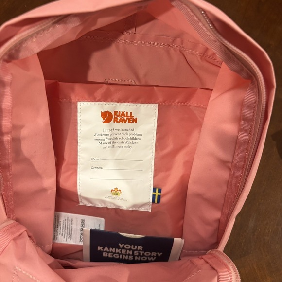 Fjallraven Kanken Mini Backpack in 312-909 Pink NEW WITH TAGS 23561 - Picture 7 of 7